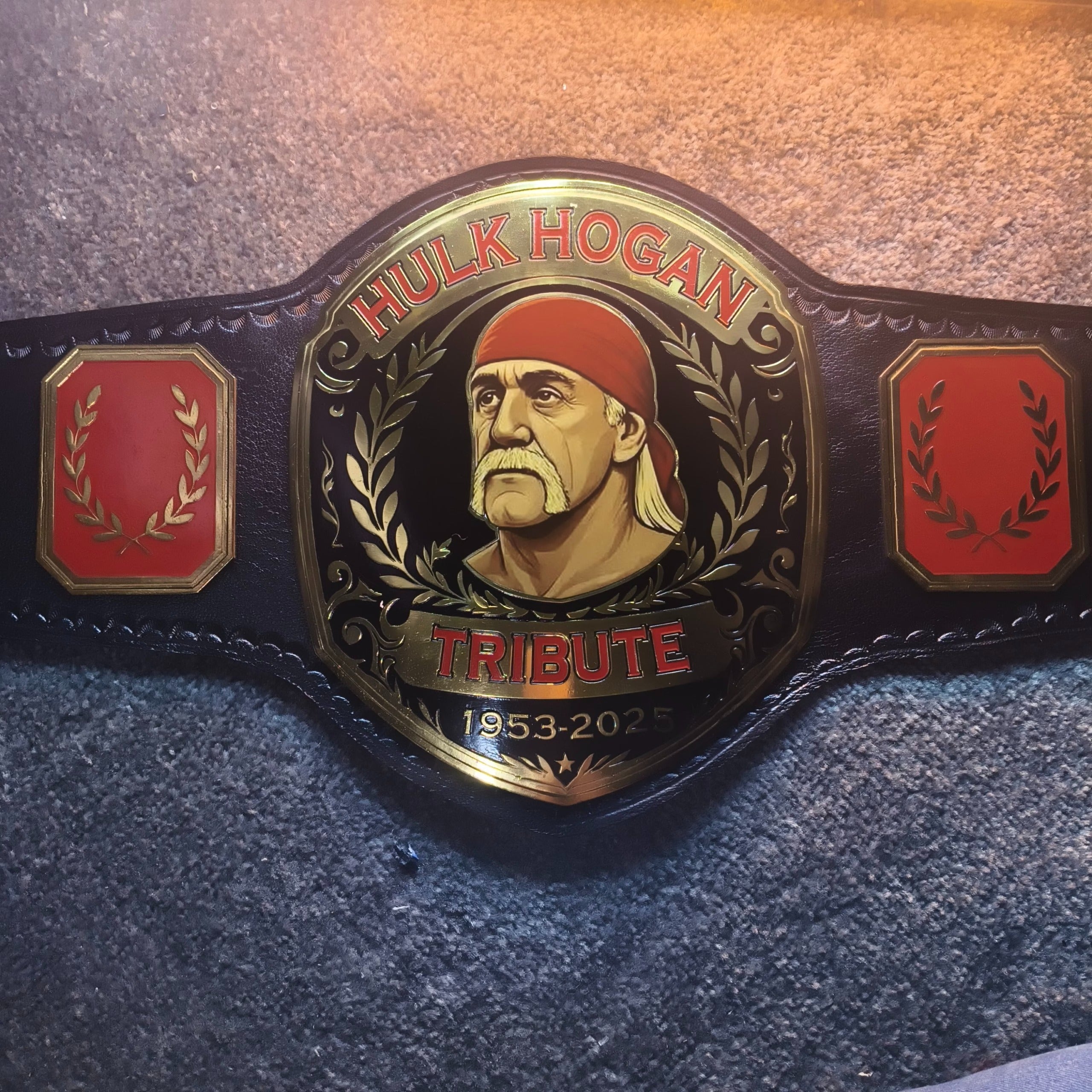 Hulkamania Tribute Memorial Belt Championship Belt Store