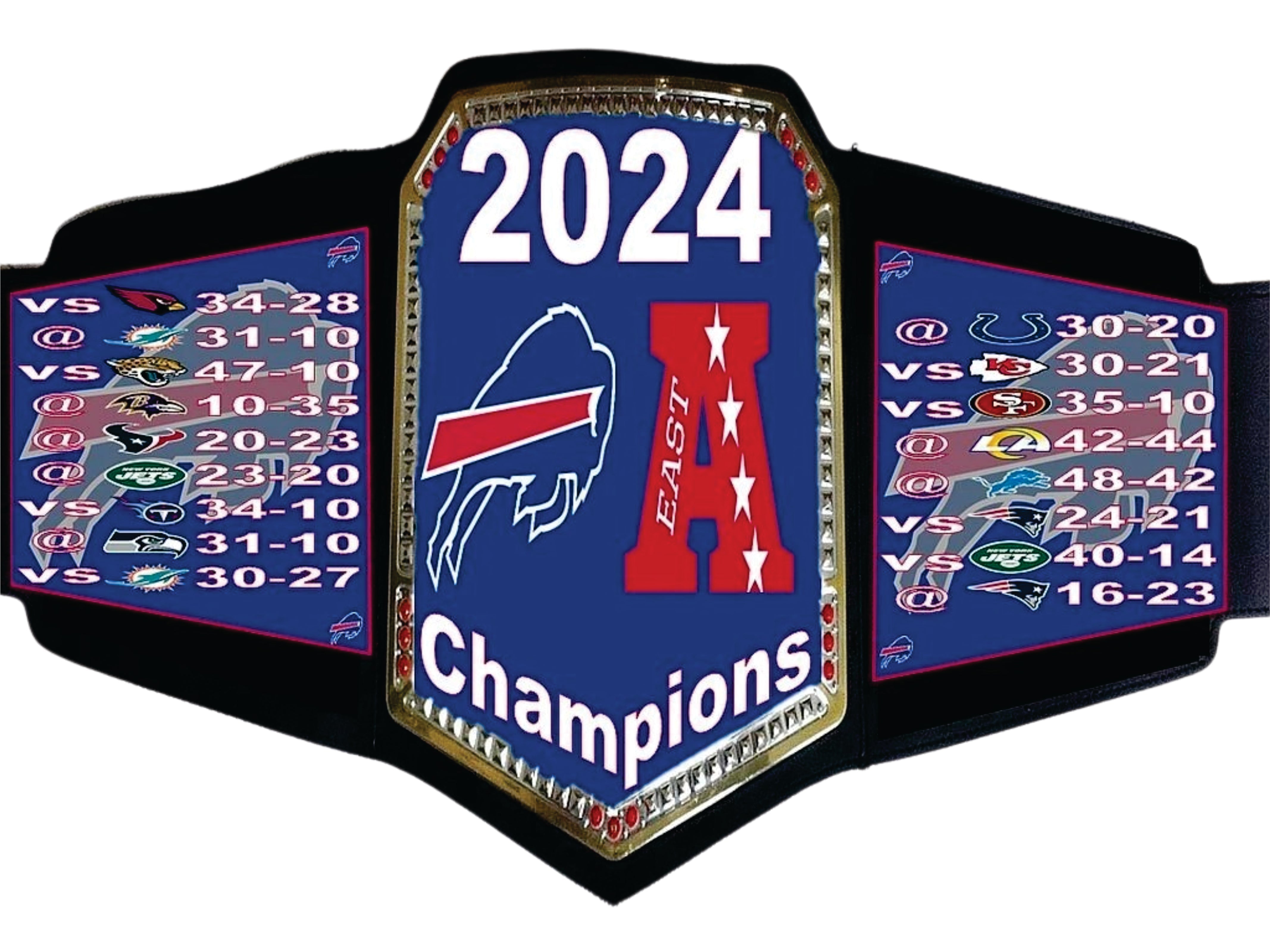 2024 Los Angeles Rams NFC West Division Champions Championship Belt Championship Belt Store