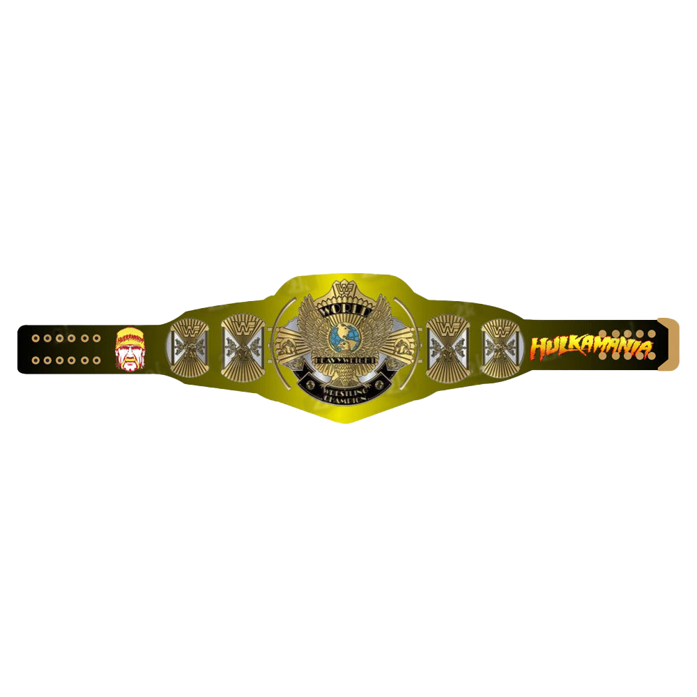 Hulk Hogan Hulkamania Signature Series Championship Belt Championship Belt Store