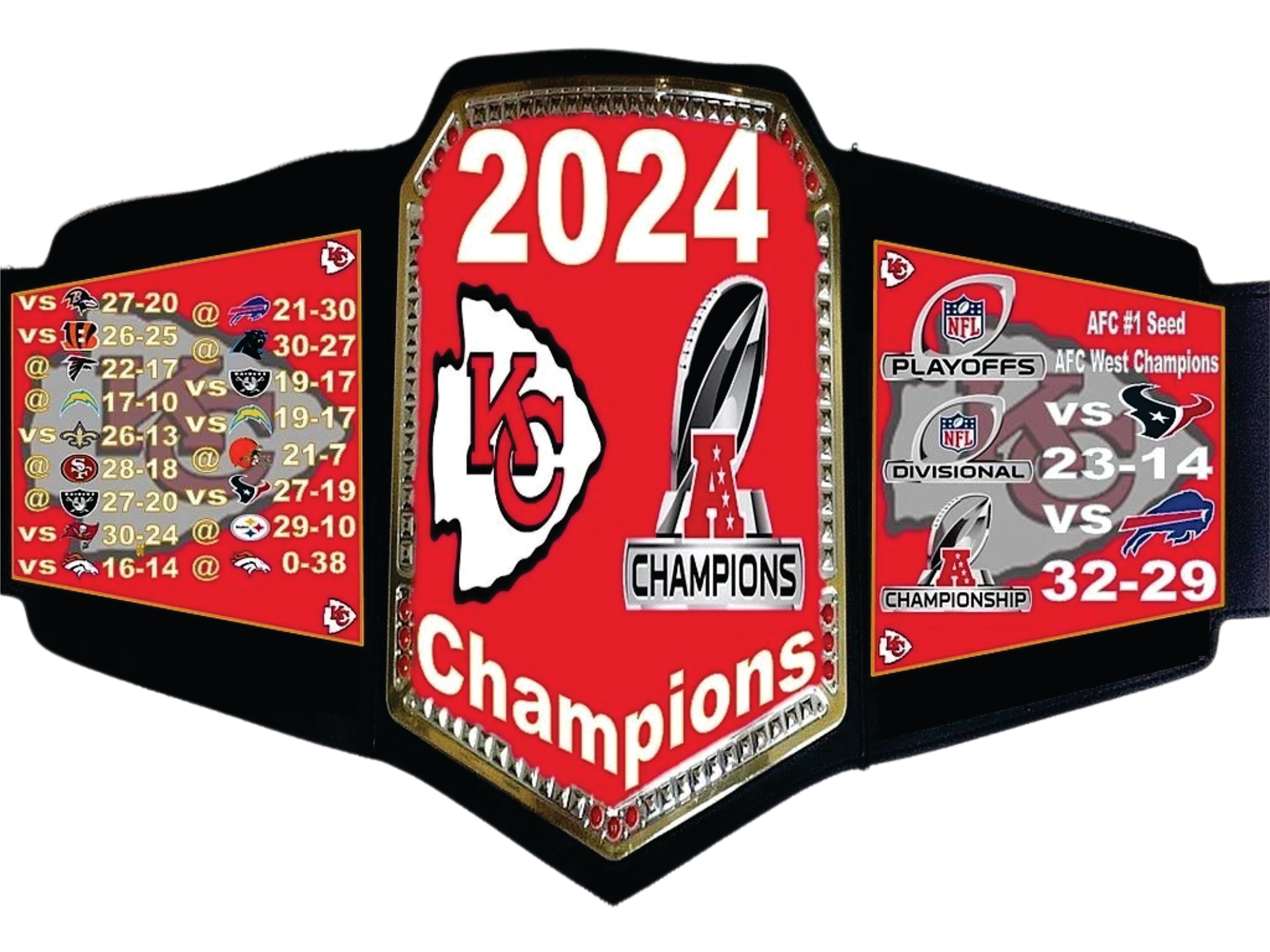 2024 Houston Texans AFC South Division Champions Championship Belt Championship Belt Store