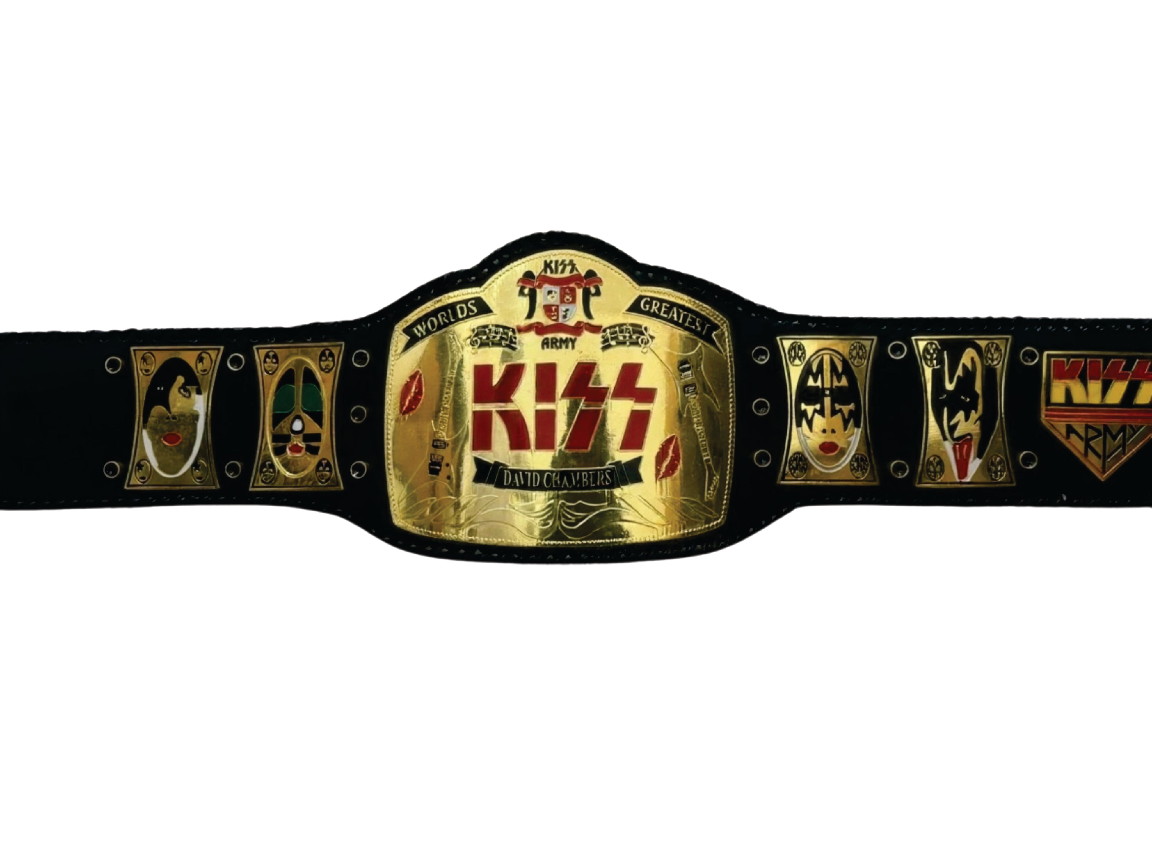 Worlds Greatest Kiss Rock Band Champion Belt Championship Belt Store