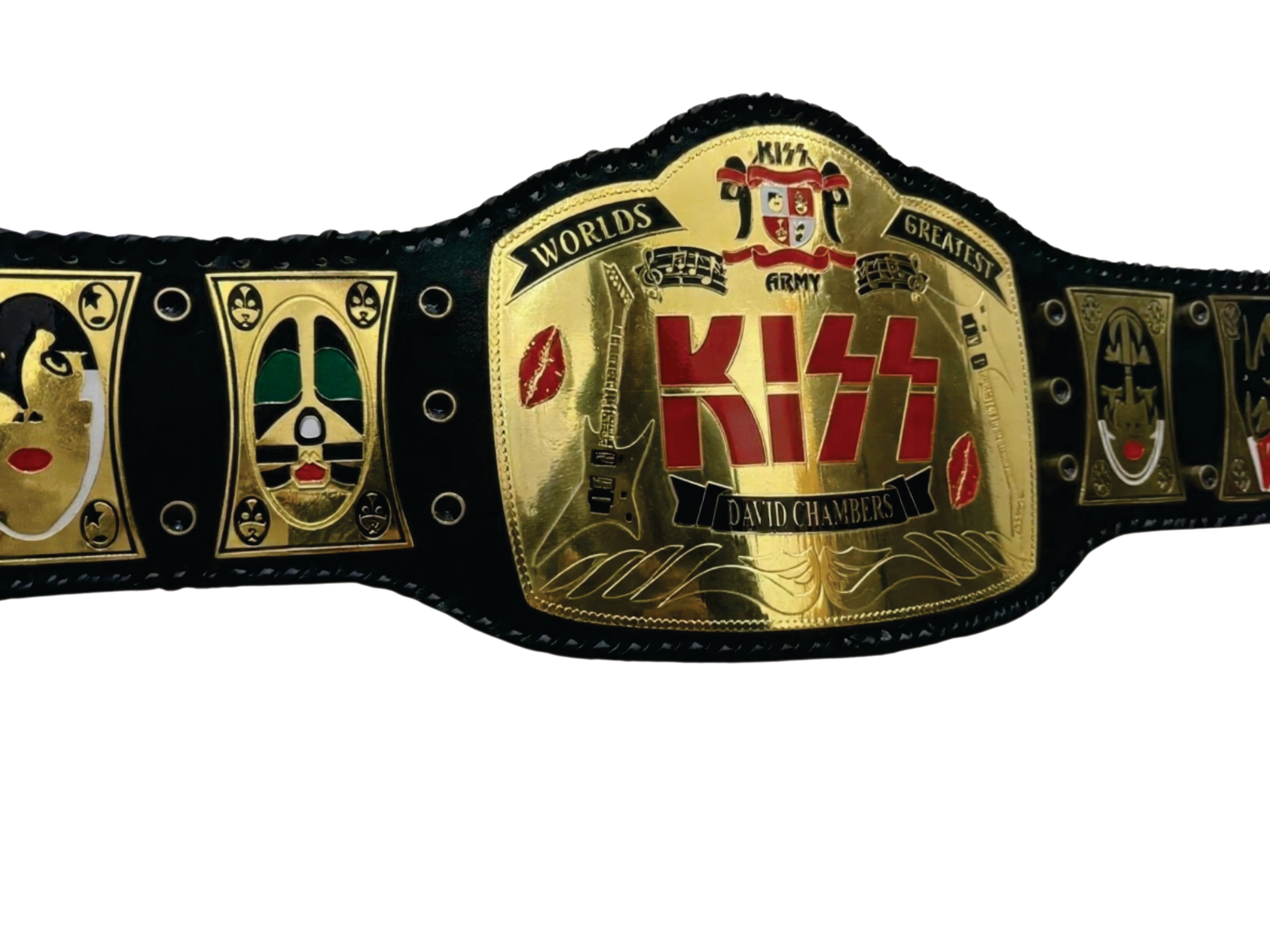 Worlds Greatest Kiss Rock Band Champion Belt Championship Belt Store