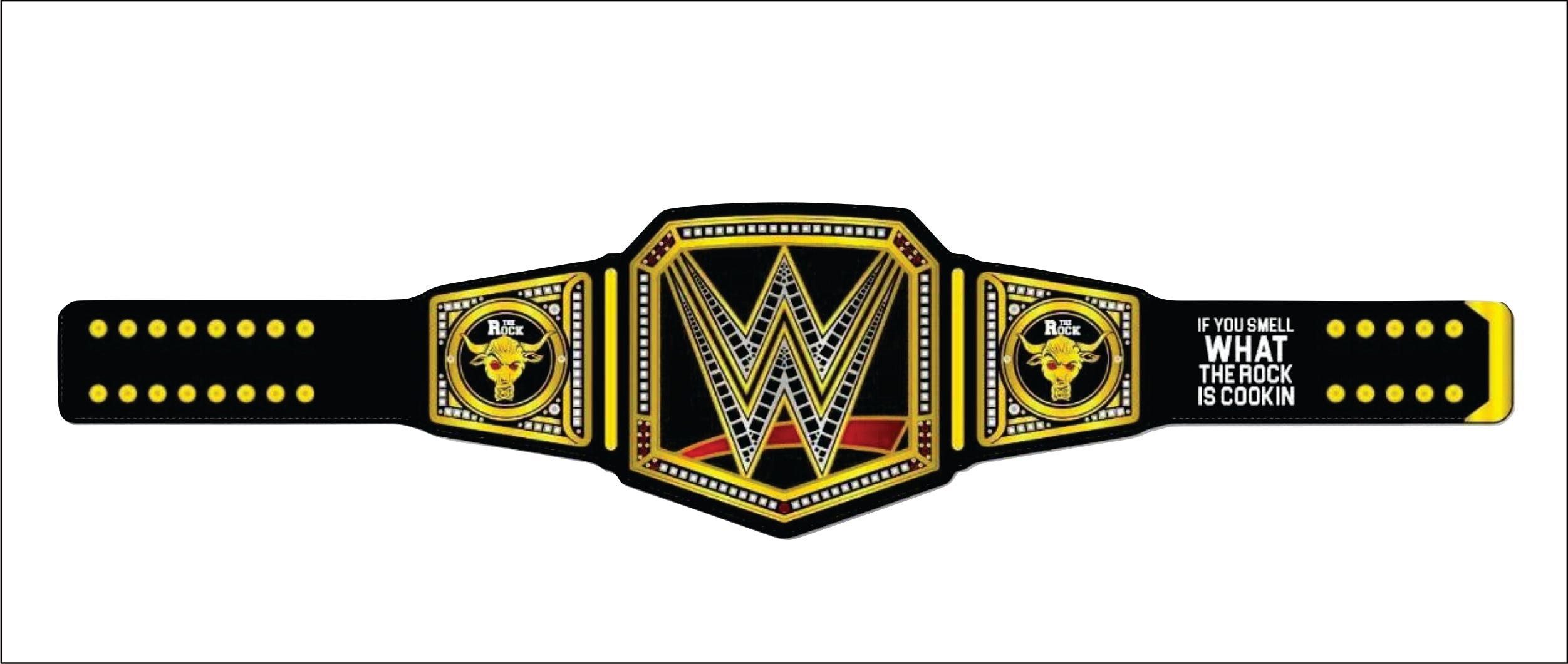 The Rock Championship Replica Title Belt Championship Belt Store