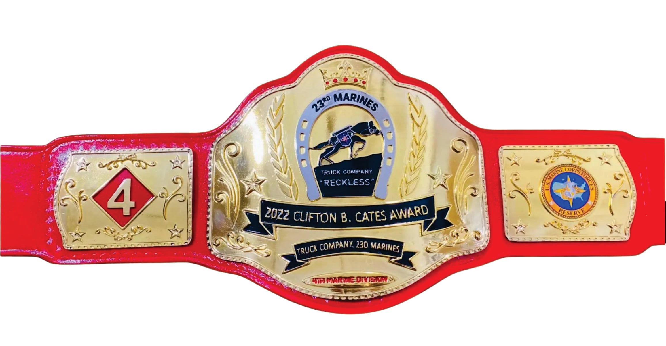 2022 Cufton B. Cates Award Champions Championship Belt Championship Belt Store