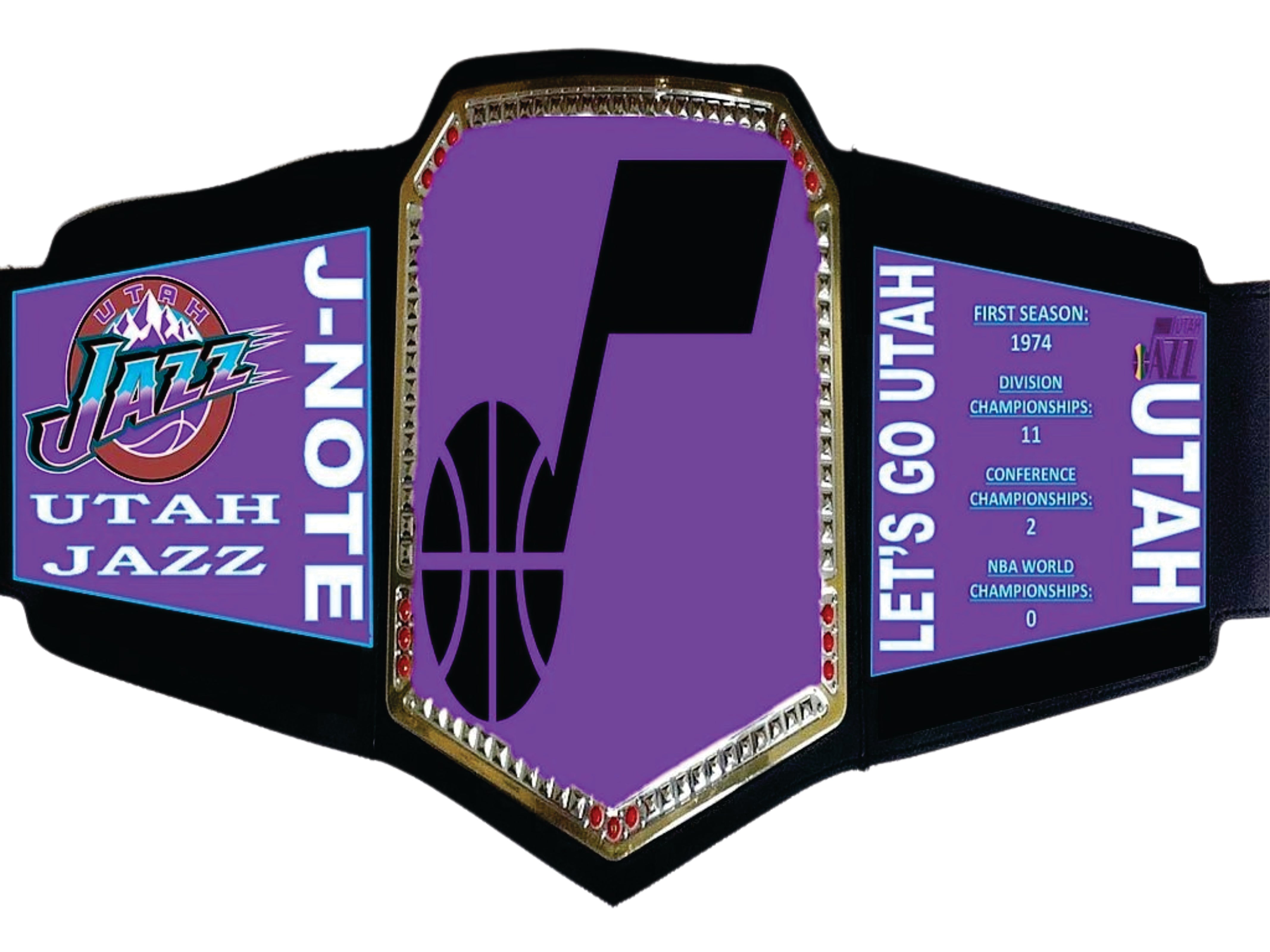 Utah Jazz NBA Championship Belt Championship Belt Store