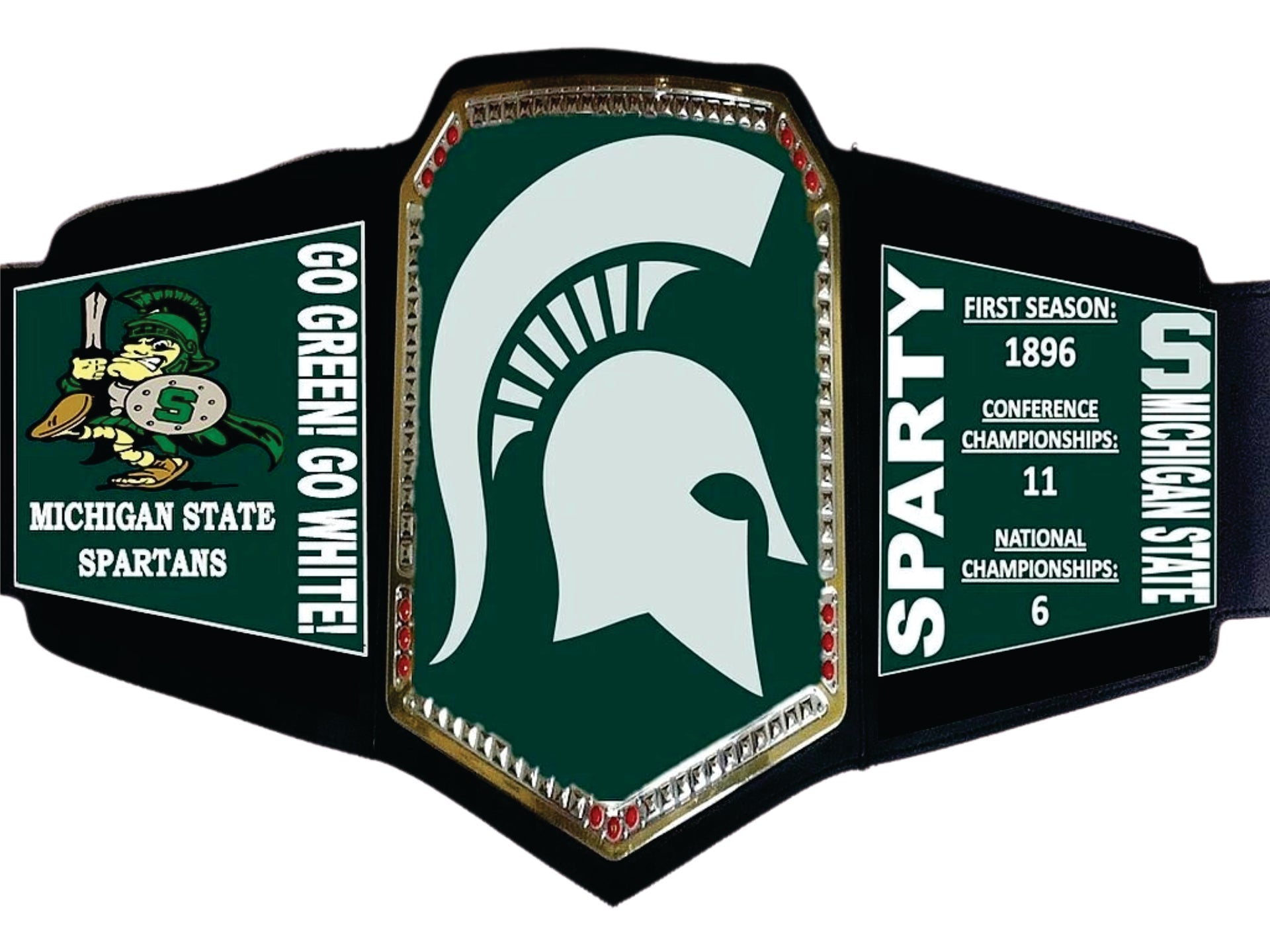 Michigan State Spartans WWE College Legacy Title Belt Championship Belt Store