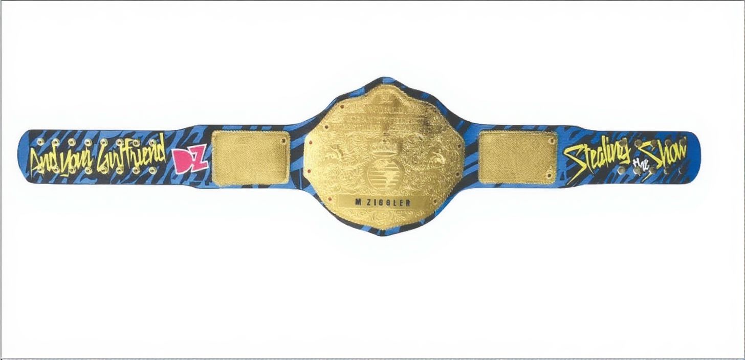 Custom Dolph Ziggler Big Gold World Heavyweight Championship Belt Championship Belt Store