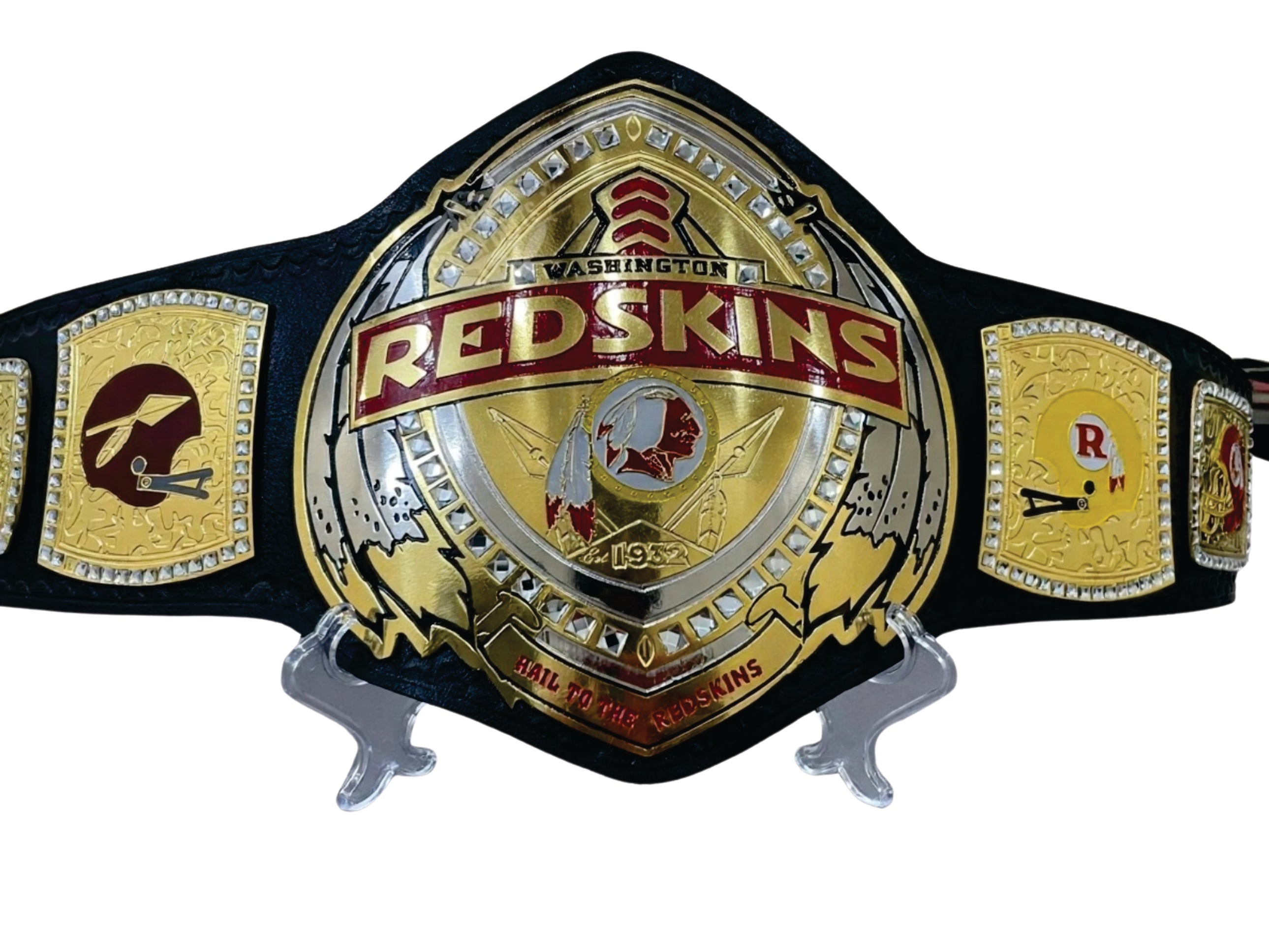 Lasco's Hail To The Redskins Washington Football Championship Title Belt Championship Belt Store