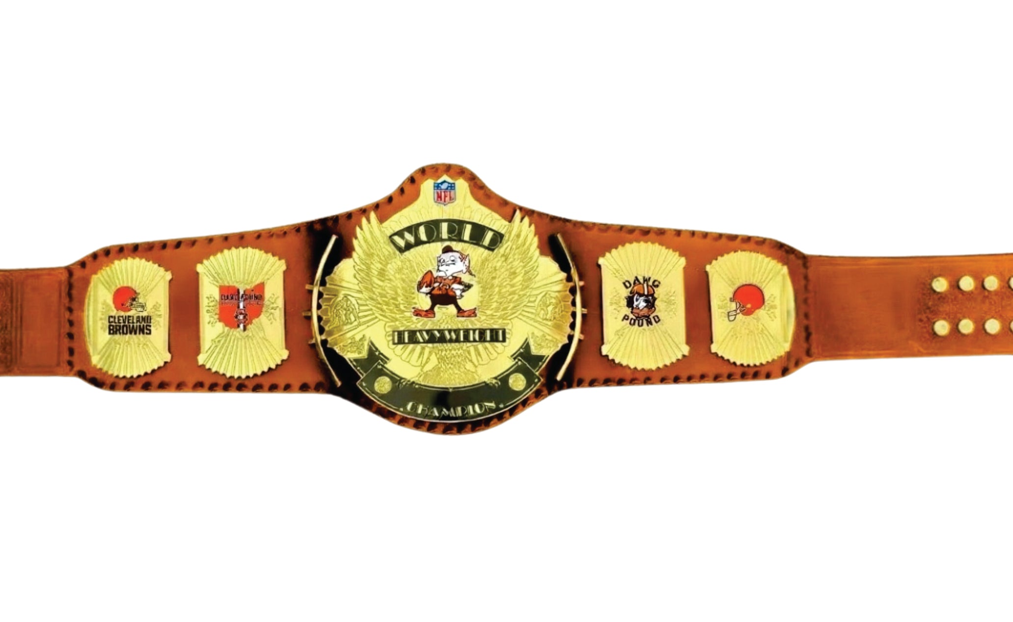 Cleveland Browns Legacy Championship Title Belt Championship Belt Store
