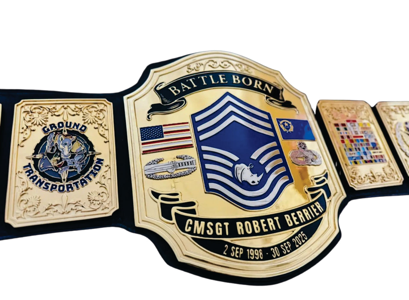 Battle Born CMSGT Robert Berrier Championship Belt Championship Belt Store