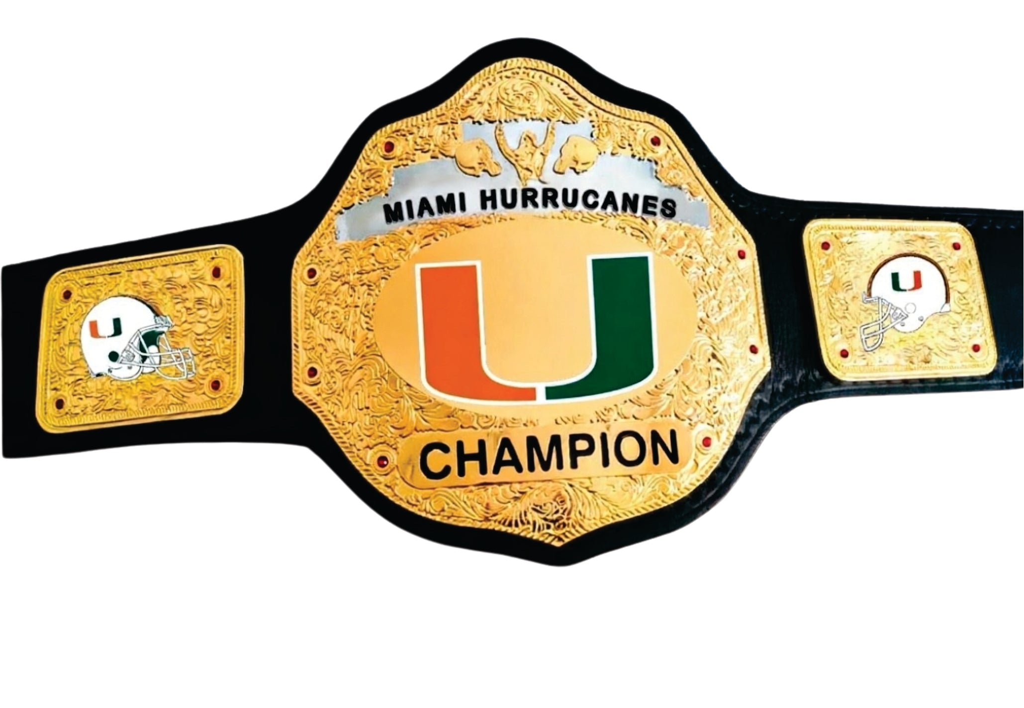 Miami Hurricanes Wrestling Championship Legacy Title Belt Championship Belt Store