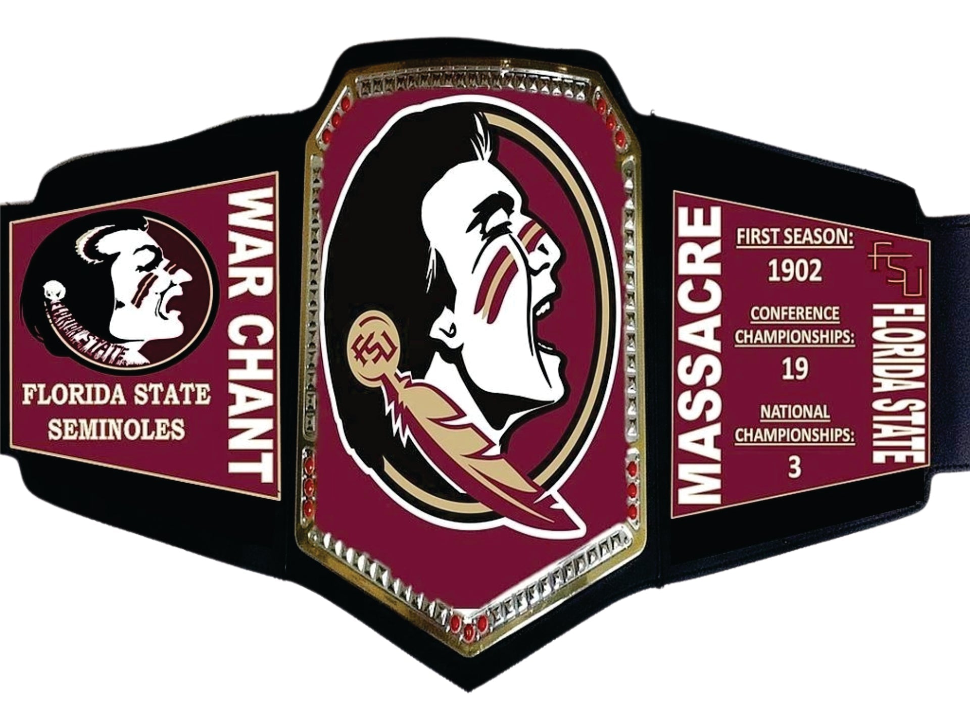 Frenso State Bulldogs WWE College Legacy Title Belt Championship Belt Store