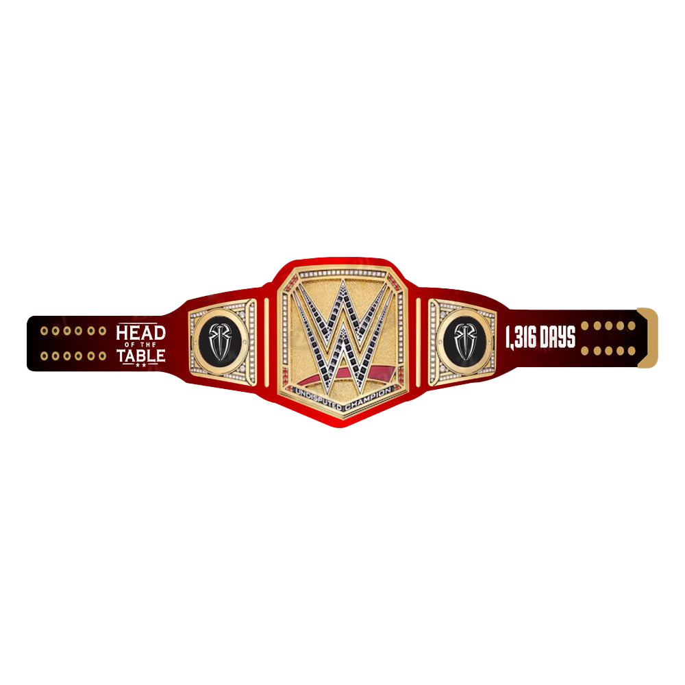 Roman Reigns 1,316 Day Signature Series Championship Belt Championship Belt Store