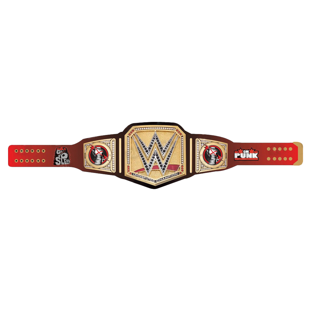 CM Punk Go To Sleep Signature Series Championship Belt Championship Belt Store