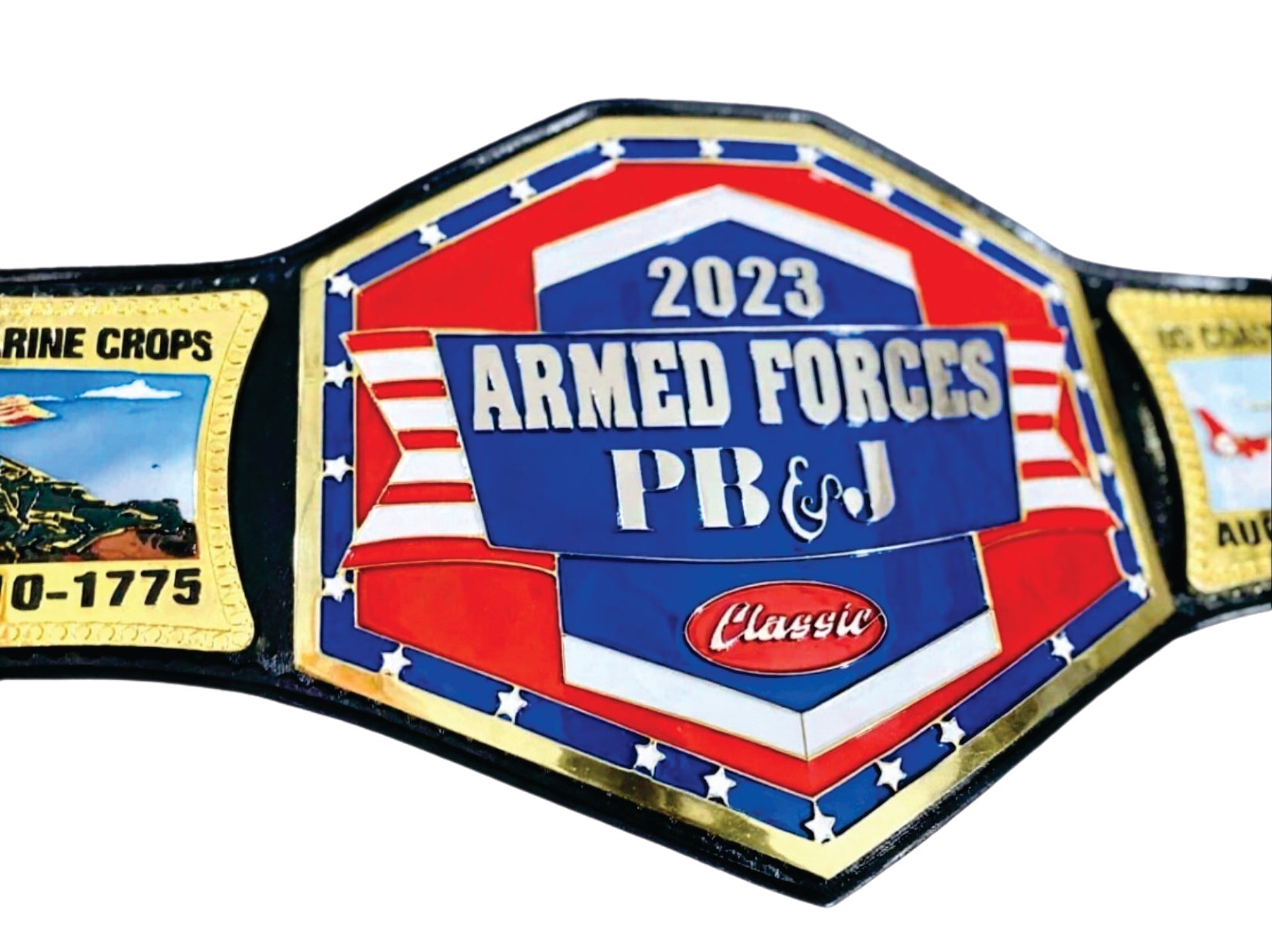 Custom 2023 Armed Forces Title Belt Championship Belt Store
