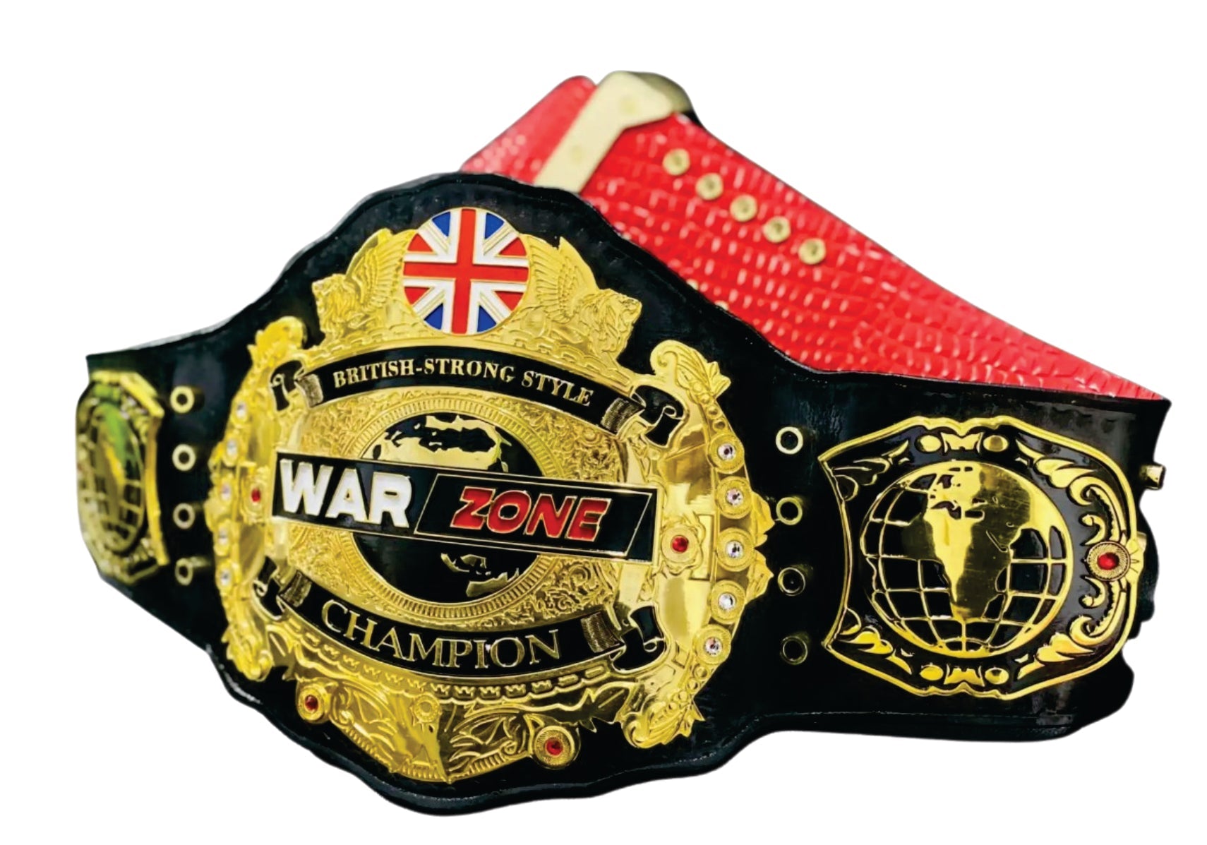 British-Strong Style War Zone Champion Championship Belt Championship Belt Store