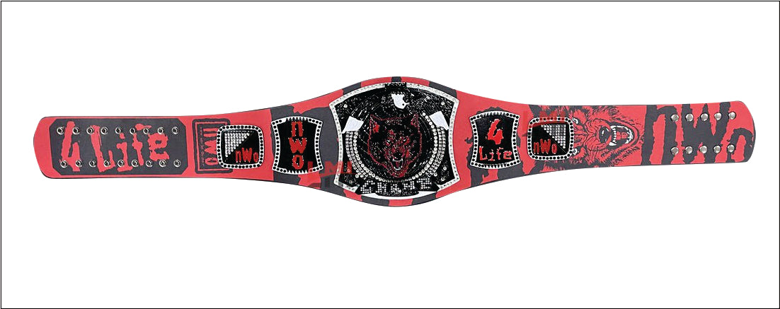 Custom NWO Wolfpack Spinner World Heavyweight Replica Championship Belt Championship Belt Store
