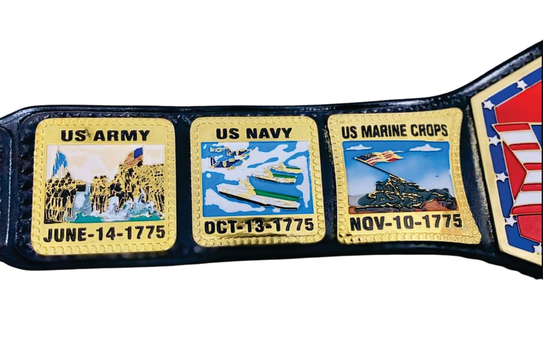 Custom 2023 Armed Forces Title Belt Championship Belt Store
