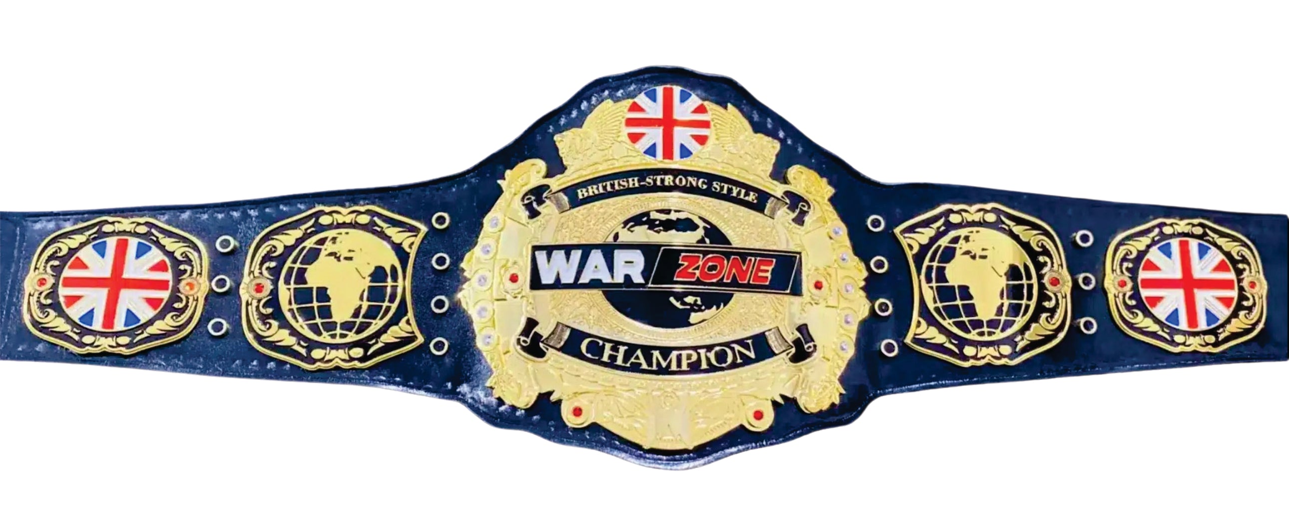 British-Strong Style War Zone Champion Championship Belt Championship Belt Store