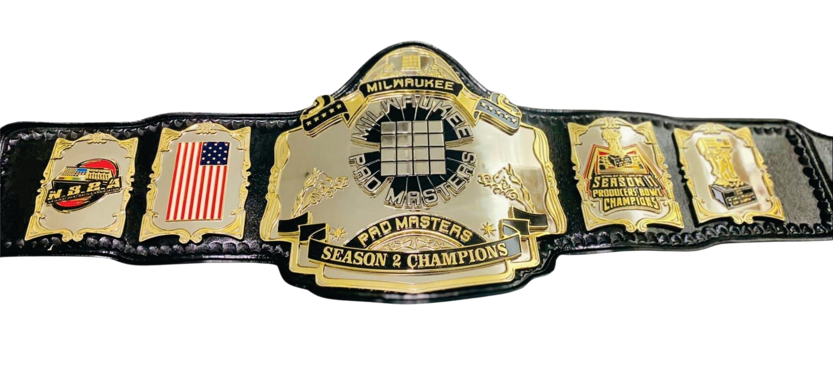 MILWAUKEE PAD MASTER CHAMPIONSHIP WRESTLING BELT Championship Belt Store