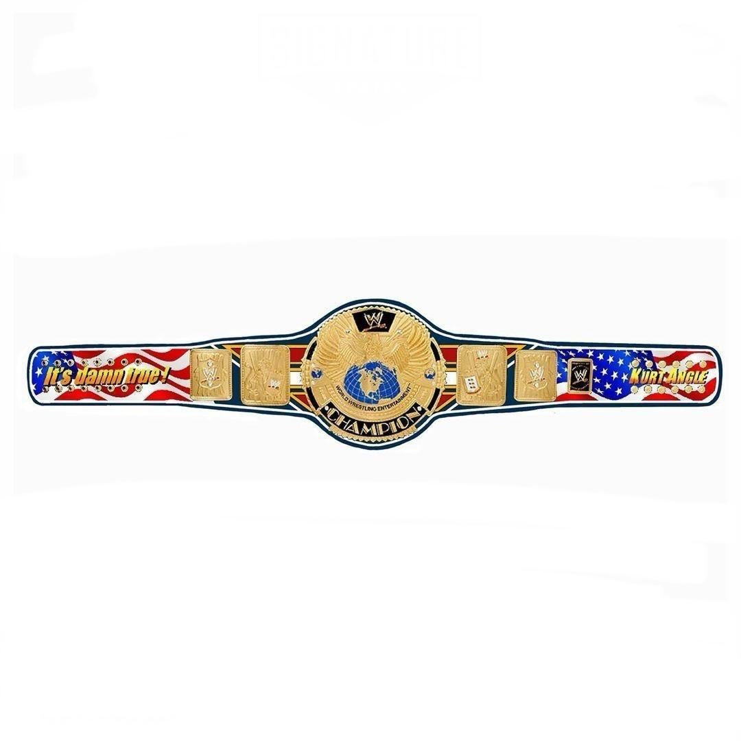 WCW Goldberg Big Gold Signature Series Heavyweight Wrestling Belt Replica Championship Belt Store