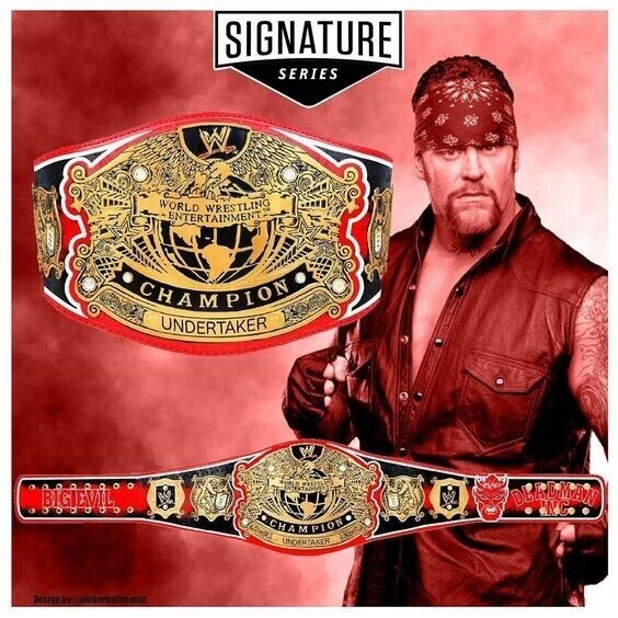 Kurt Angle Signature Series Wrestling Championship Replica Title Belt Championship Belt Store