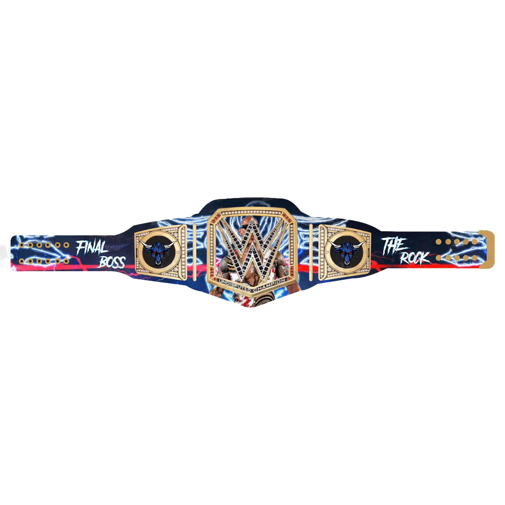 The Rock Final Boss Signature Series Championship Belt Championship Belt Store