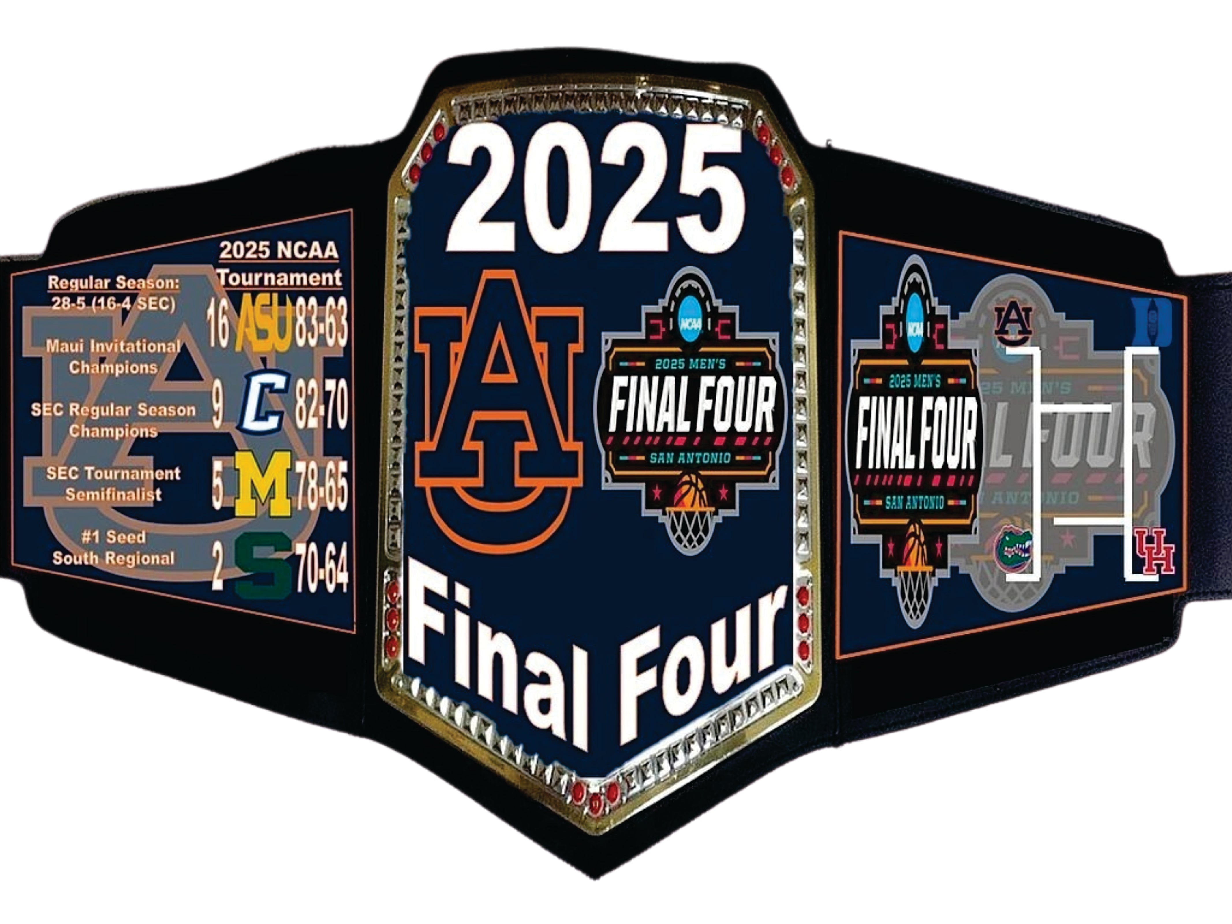 2025 Houston Cougars NCAA Men's Basketball Final Four Championship Belt Championship Belt Store