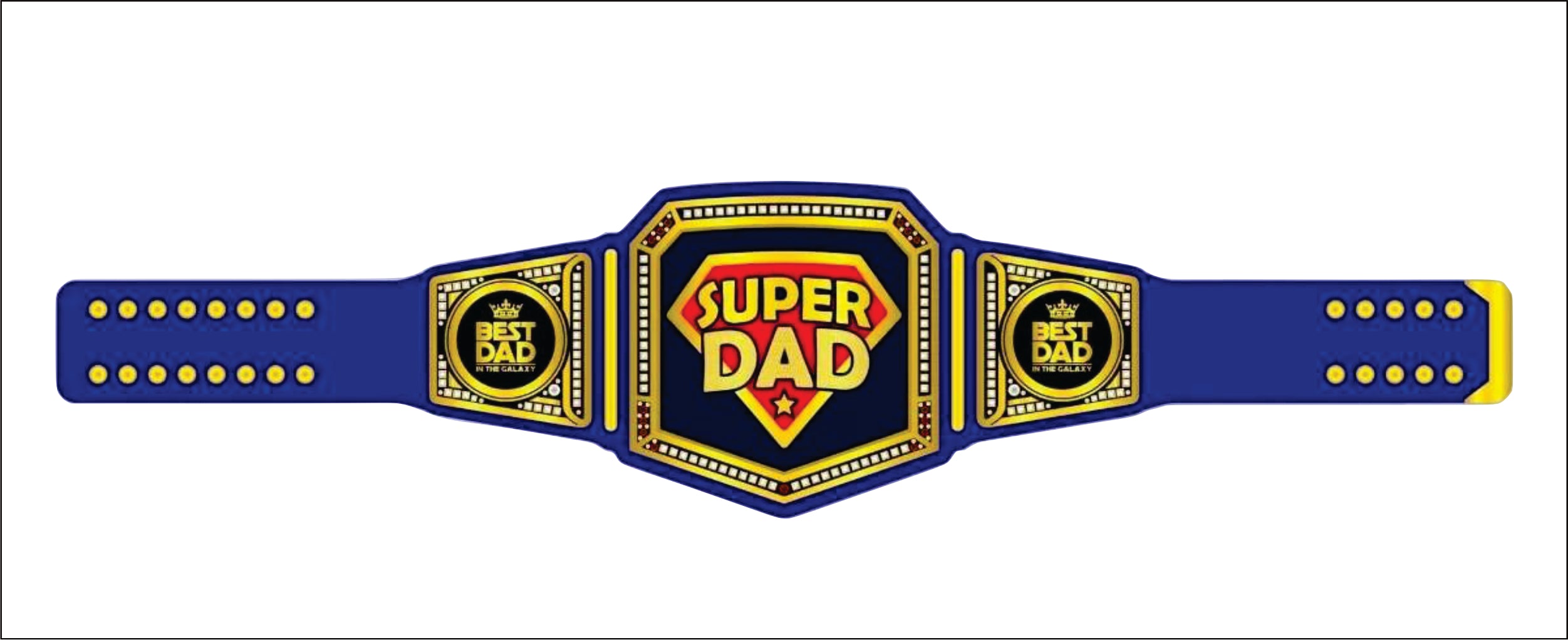 Super Dad Championship Belt Fathers Day Gift Championship Belt Store
