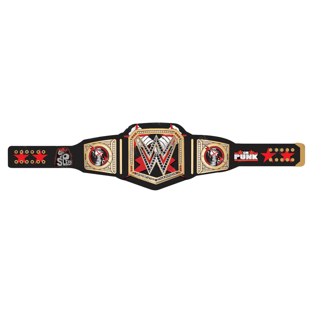 CM Punk Go To Sleep Signature Series Championship Belt Championship Belt Store