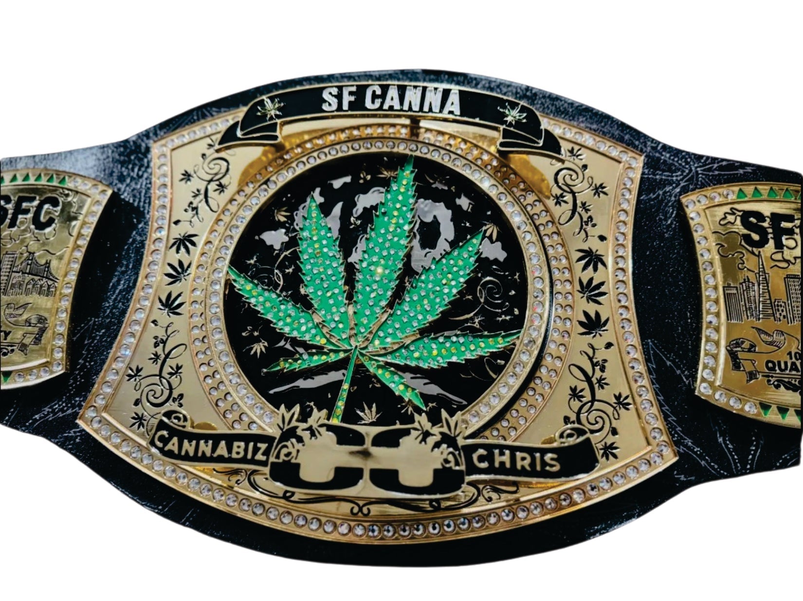 Custom Cannabis Spinner Championship Belt Championship Belt Store