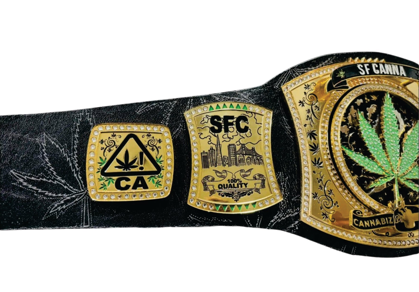 Custom Cannabis Spinner Championship Belt Championship Belt Store