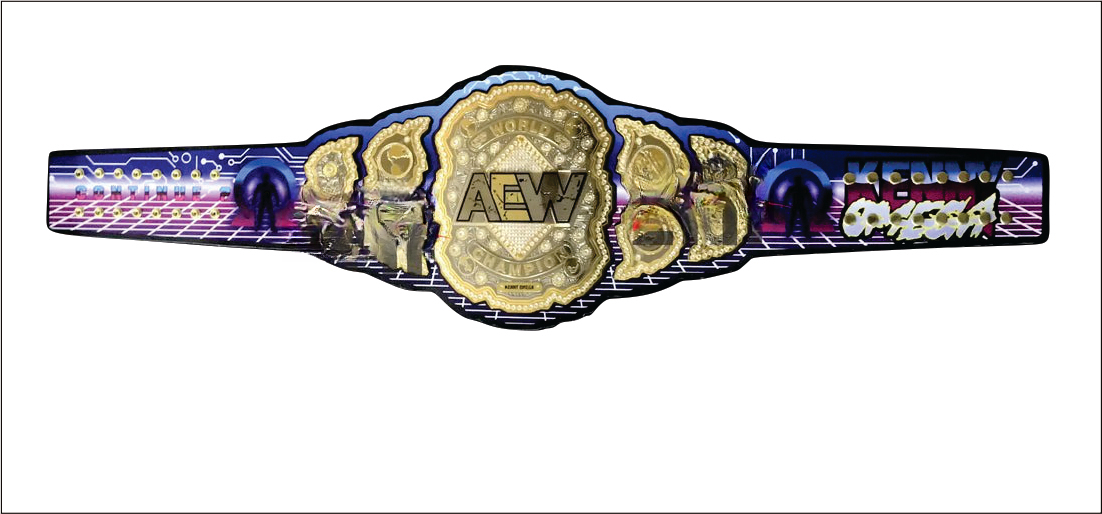 Kenny Omega Custom AEW World Heavyweight Championship Belt
