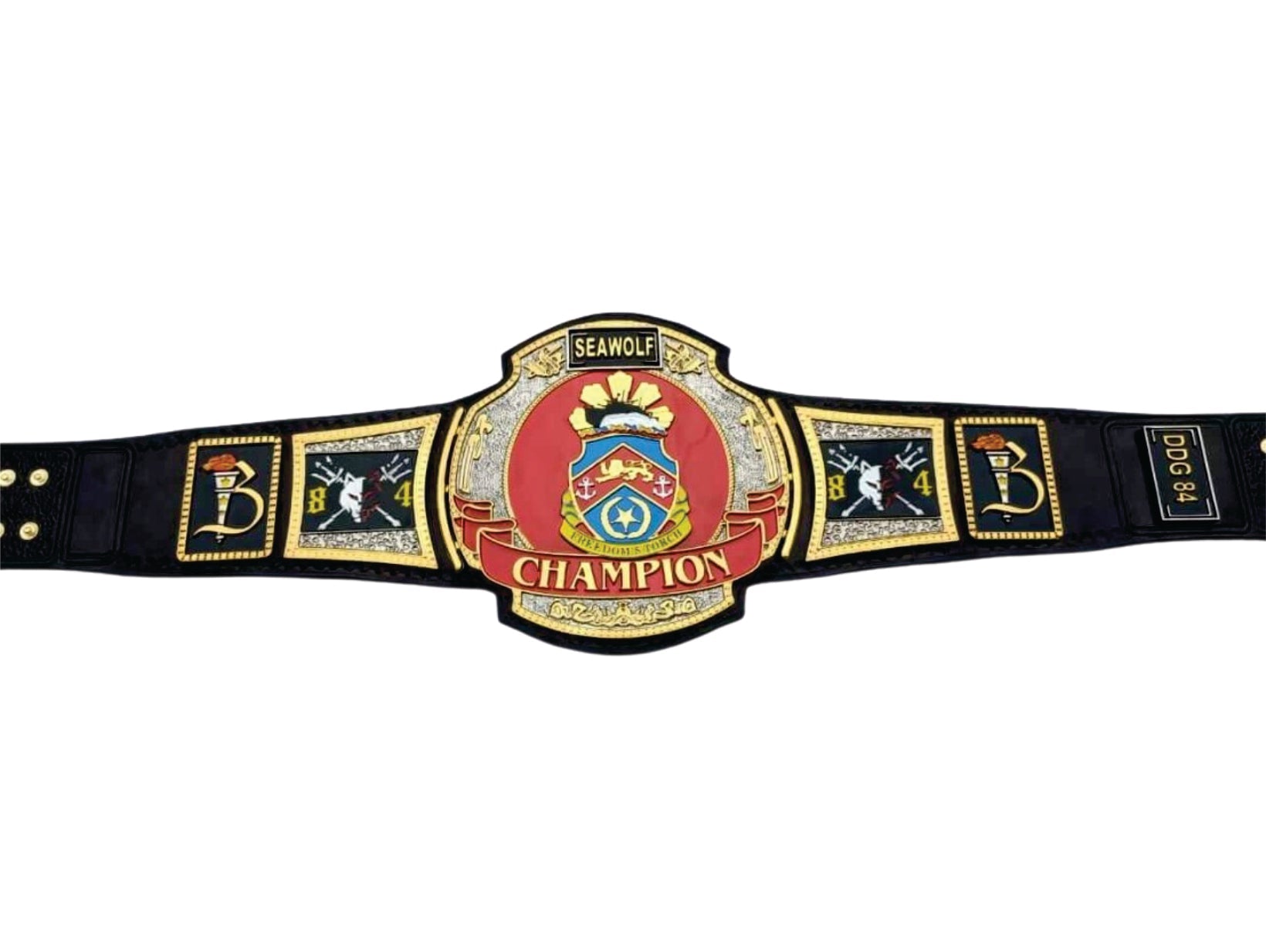 SEAWOLF US NAVY HD ENGRAVING CHAMPIONSHIP BELT Championship Belt Store