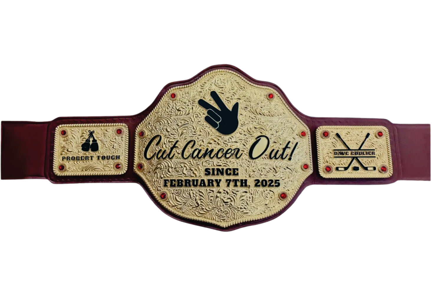Cut Cancer Out 7 February 2025 Champiosnhip Belt Championship Belt Store