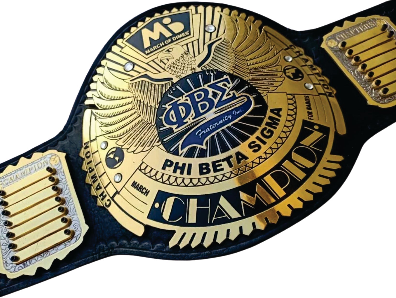 Custom Tag Team Phi Beta Sigma Championship Belt Championship Belt Store