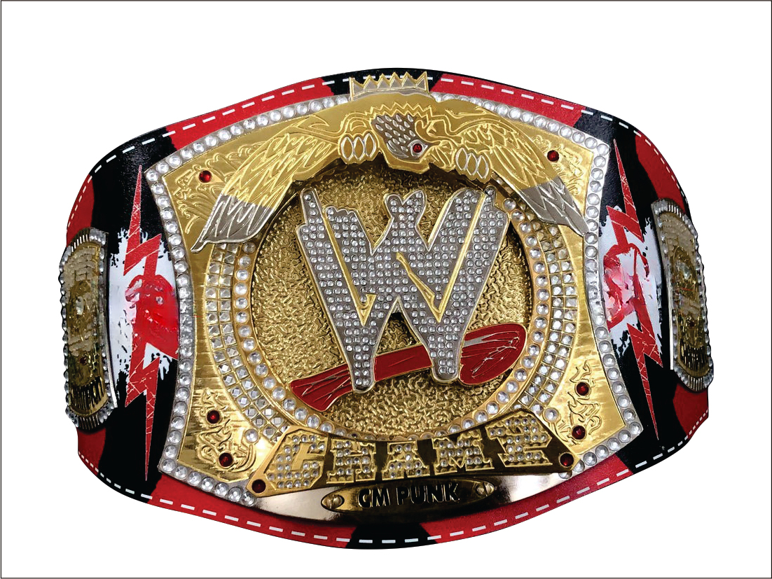 CM Punk Spinner World Heavyweight Championship Belt Replica Championship Belt Store