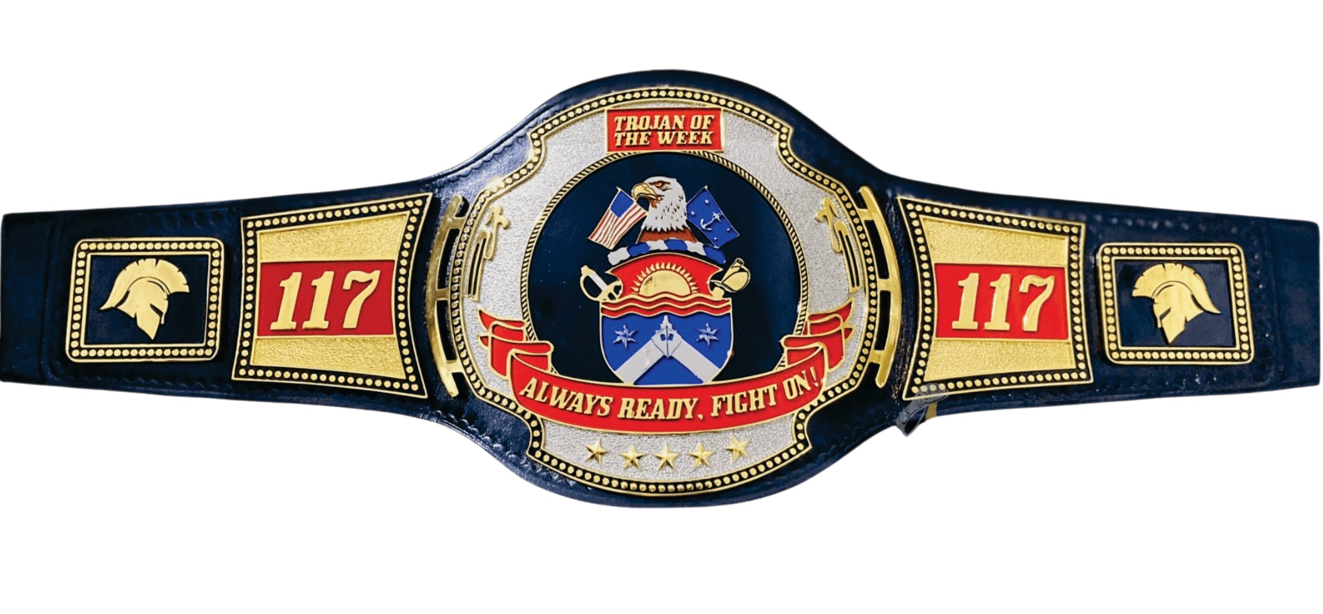 US Navy Trojan of the Week 117 Championship Belt Championship Belt Store