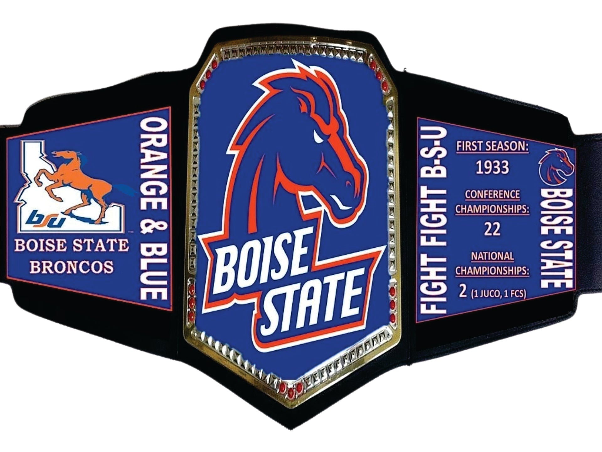 Boise States Broncos WWE College Legacy Title Belt Championship Belt Store