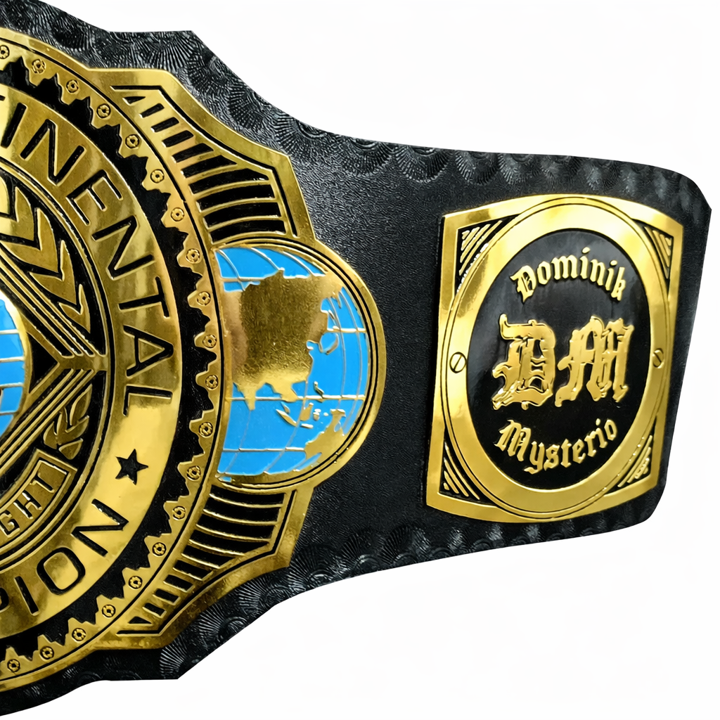 New Intercontinental Dominik Mysterio Heavyweight Wrestling Champion Title Belt