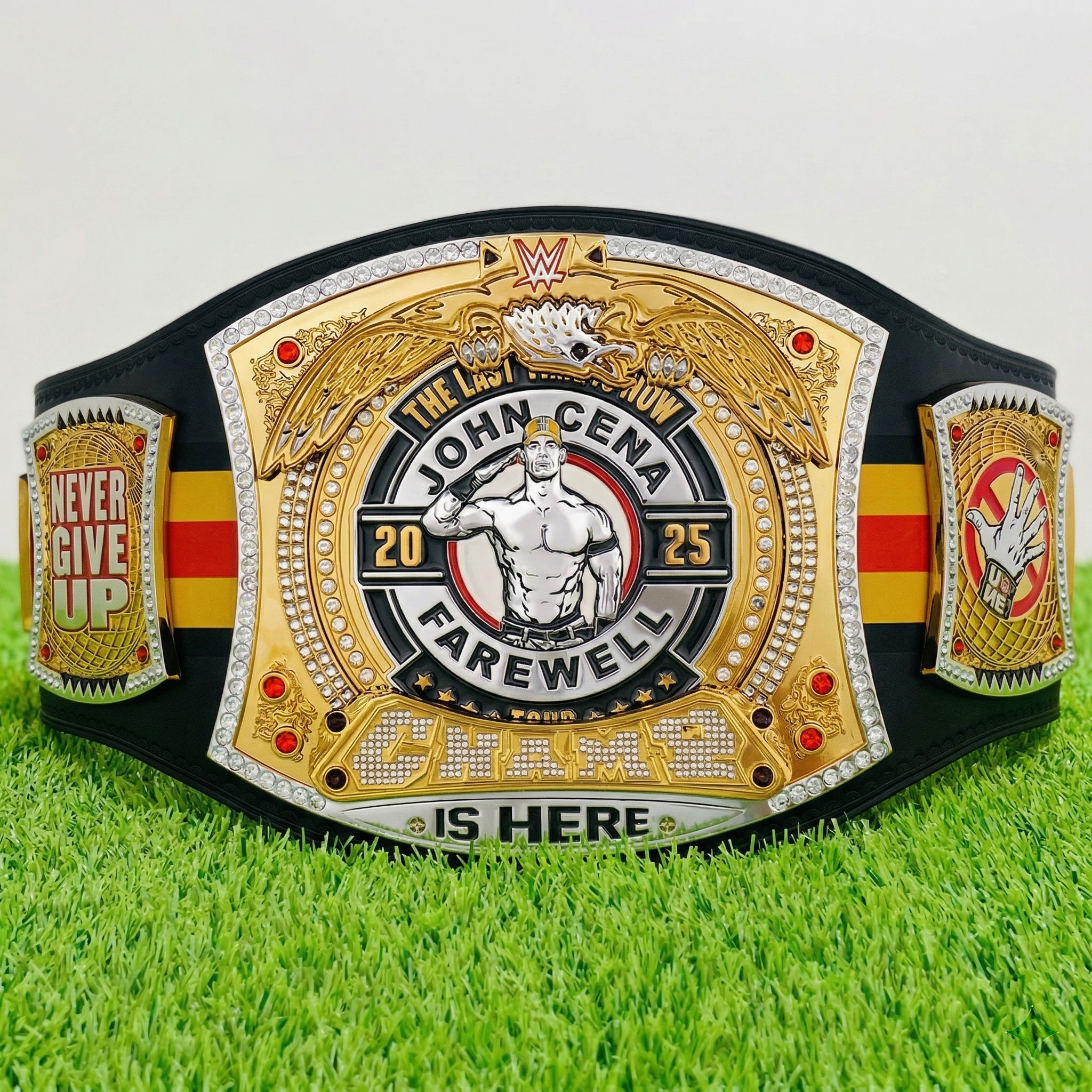 John Cena Farewell Tour 2025 San Diego Spinner Championship Replica Title Belt