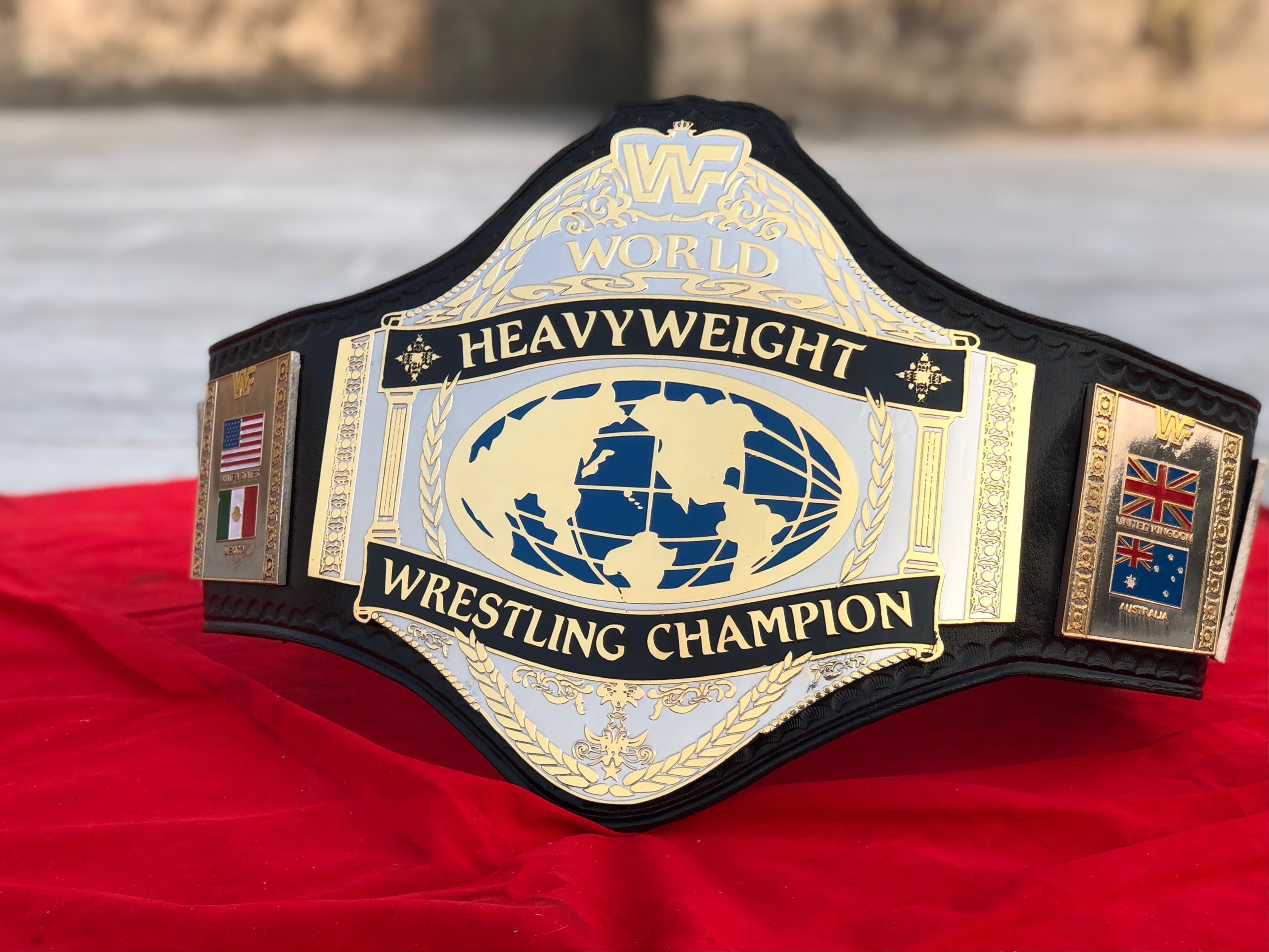 WWF HULK HOGAN 86 WORLD HEAVYWEIGHT WRESTLING CHAMPIONSHIP BELT REPLICA Championship Belt Store