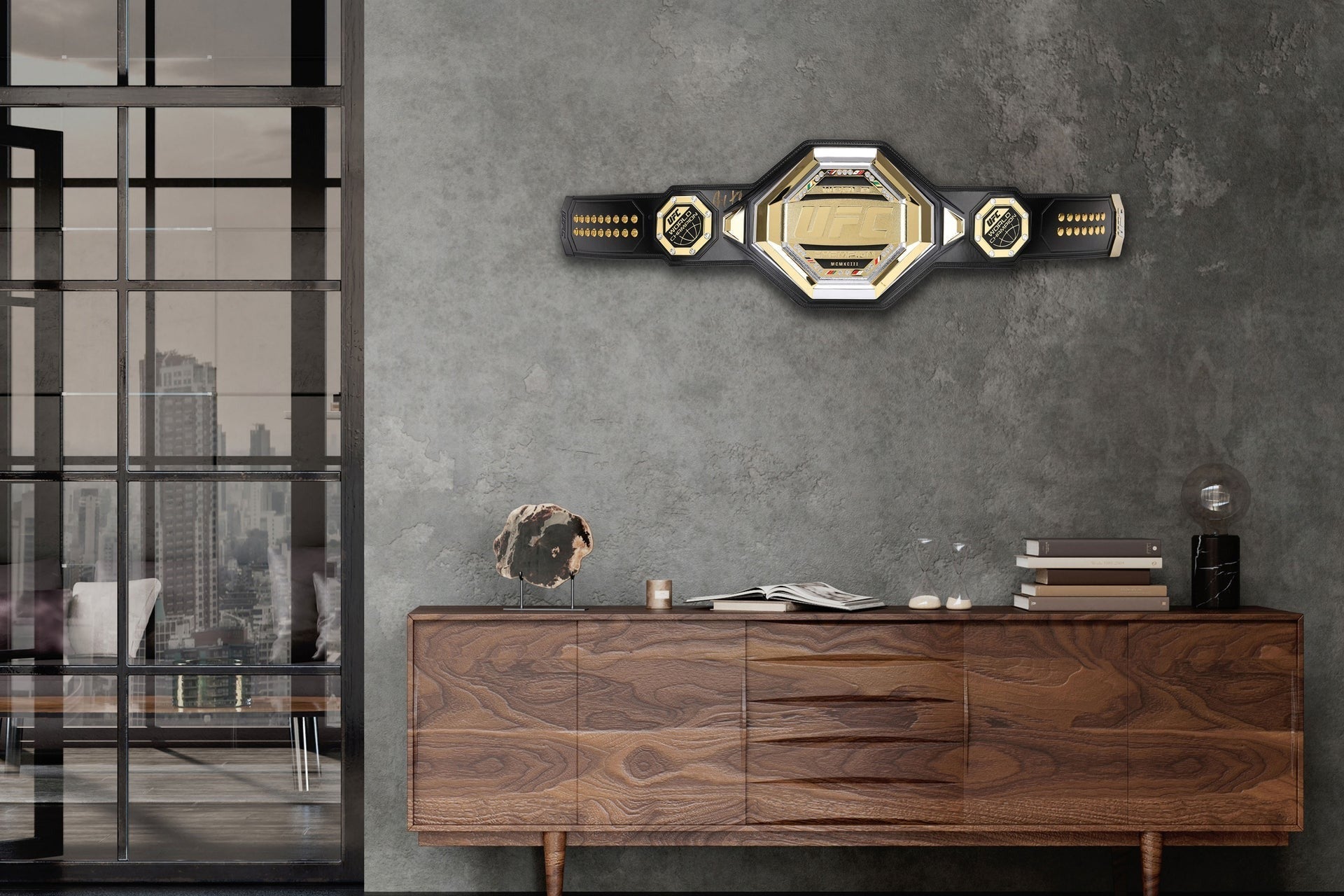 Max Holloway Signed 1-of-1 UFC Legacy Championship Replica Belt Championship Belt Store