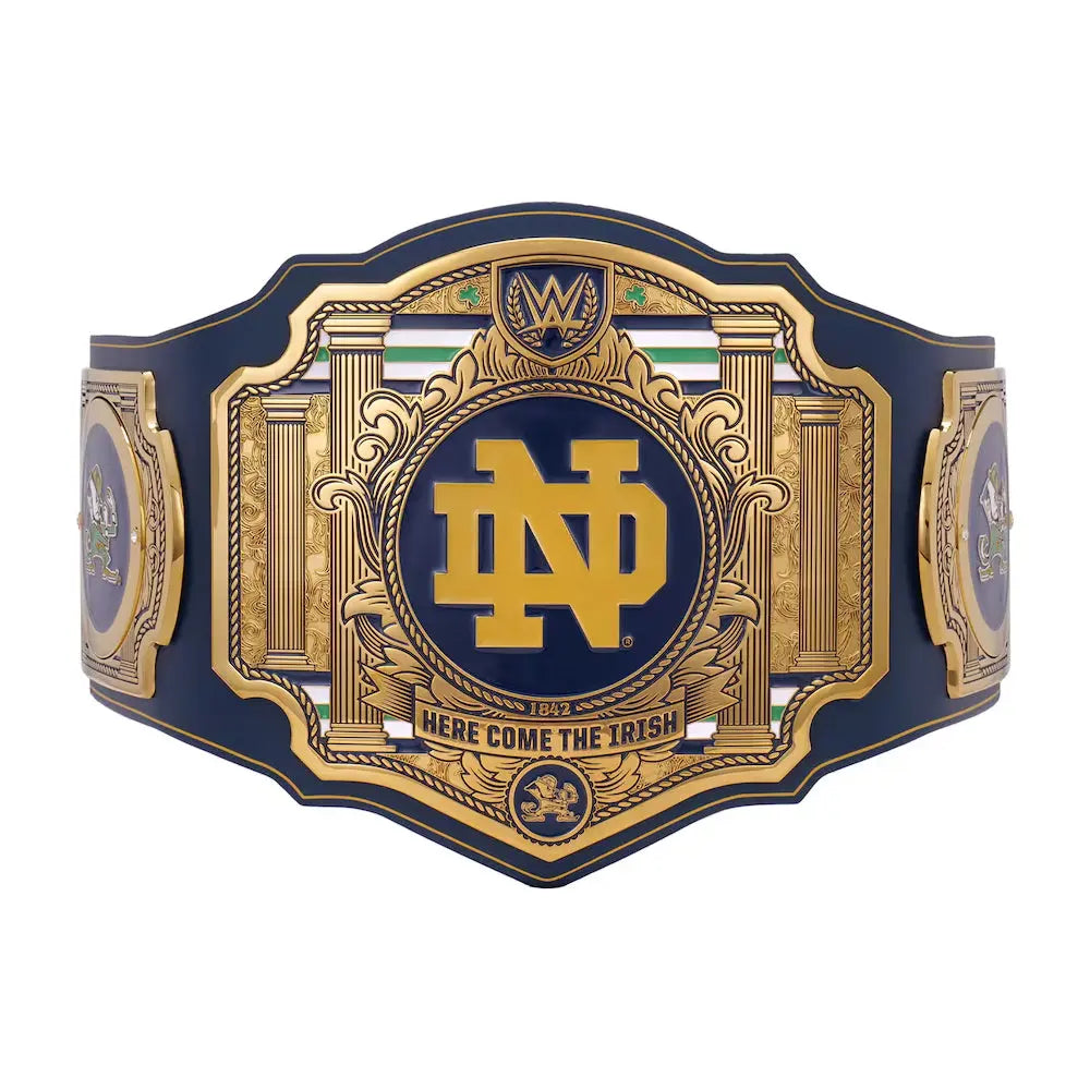 Notre Dame Fighting Irish WWE Legacy Title Belt Championship Belt Store