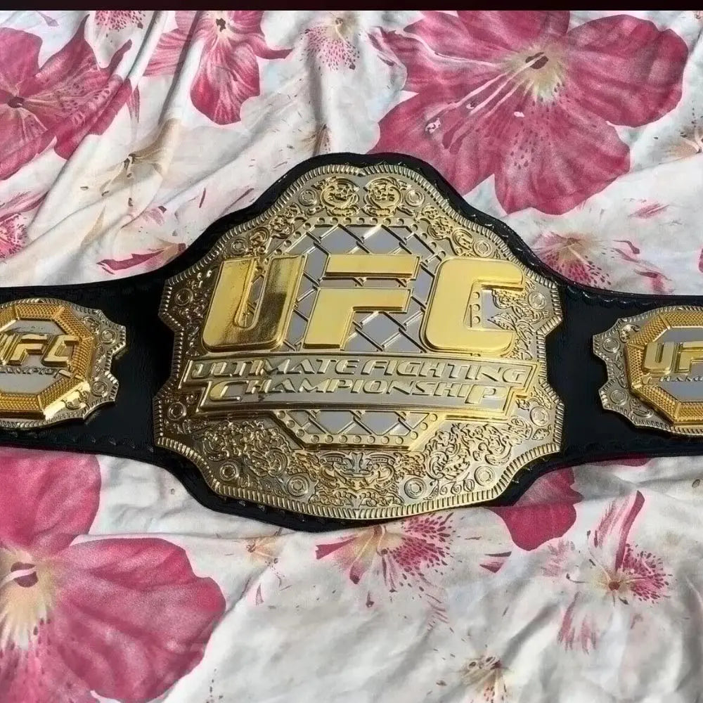 UFC TRIPLE STACK CNC MADE CHAMPIONSHIP BELT Championship Belt Store