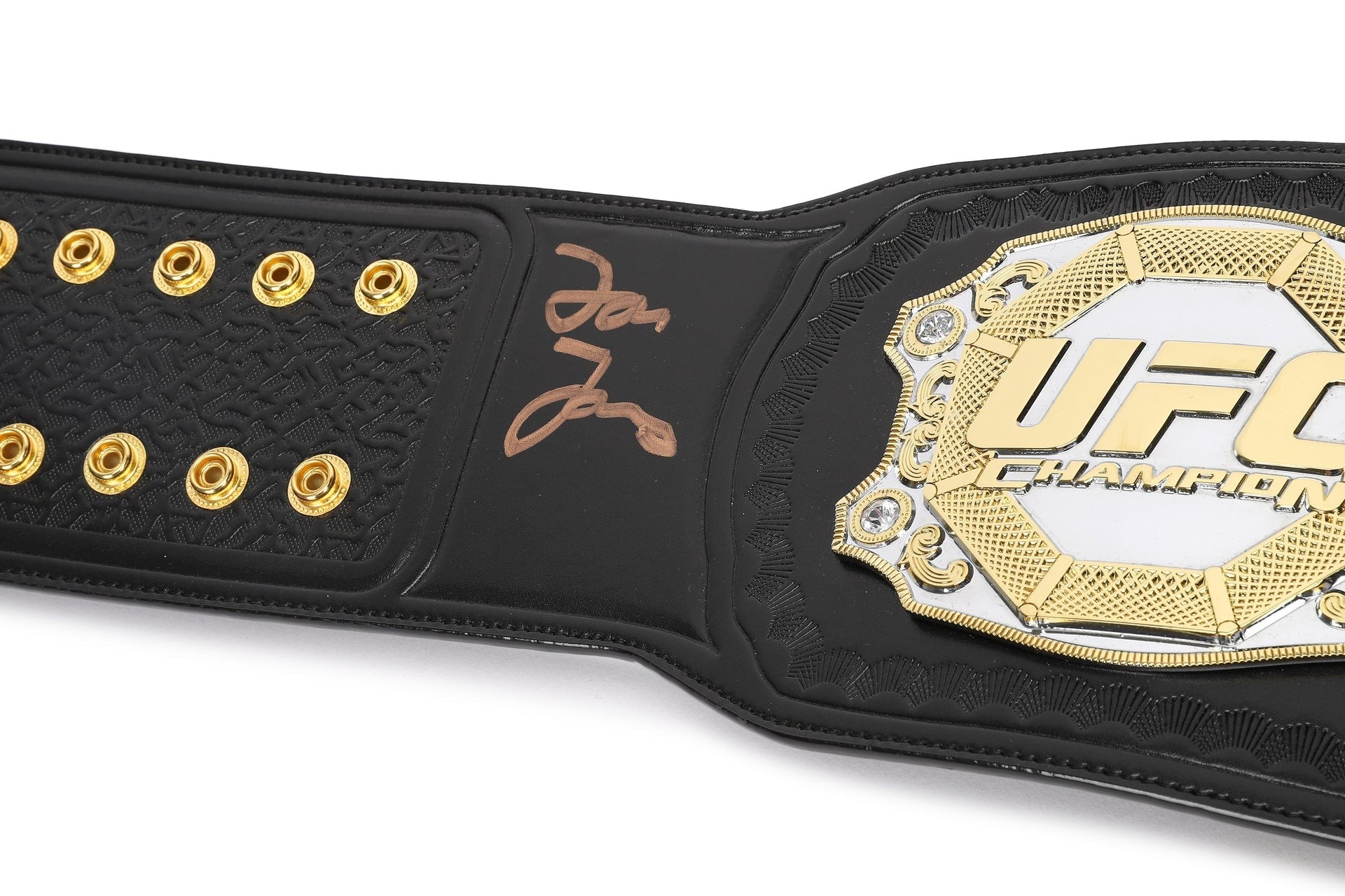 Jon Jones Signed UFC Classic Championship Replica Belt