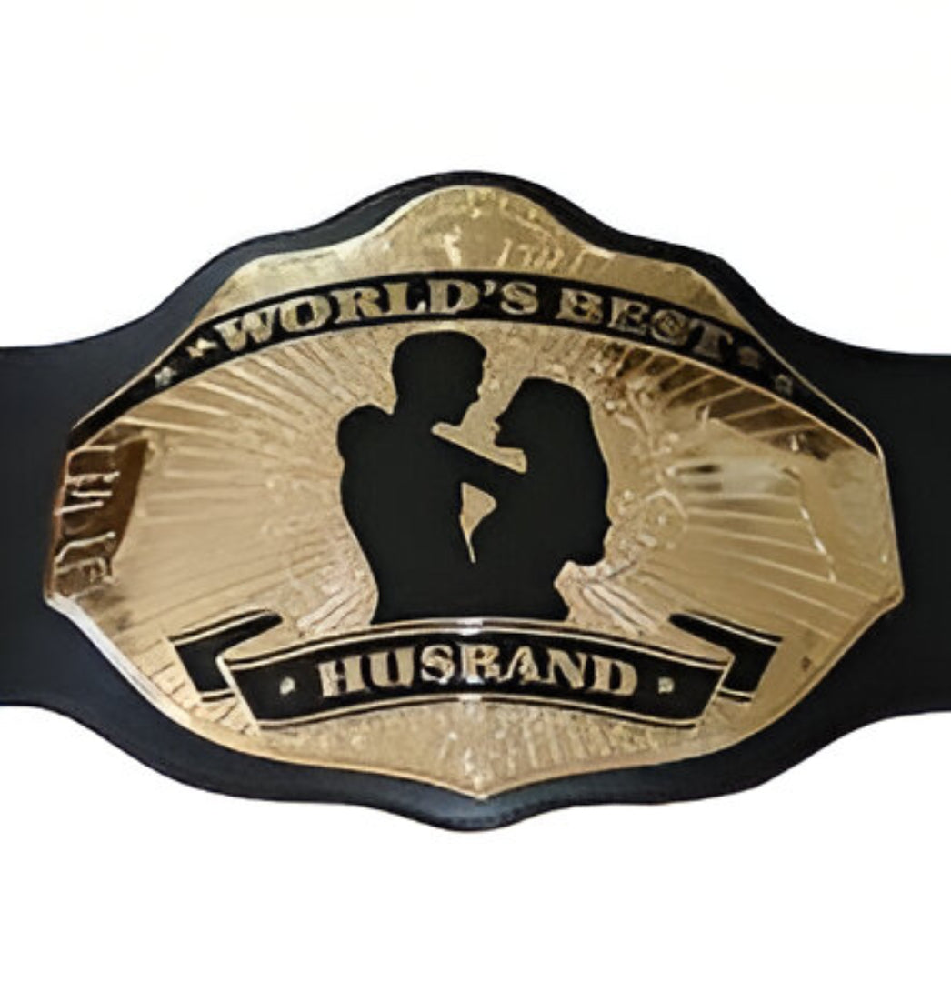 WORLD BEST HUSBAND WRESTLING CHAMPIONSHIP Belt Championship Belt Store
