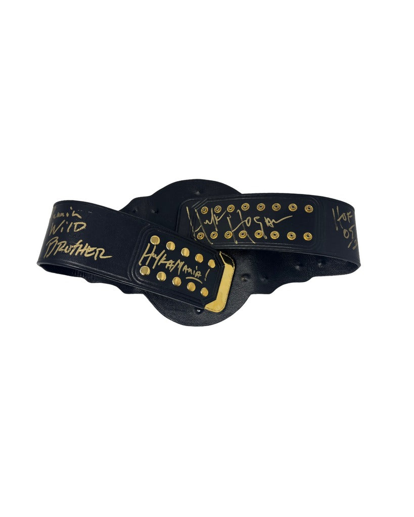 Hulk Hogan Mystery belt autographed Championship Title Belt Championship Belt Store
