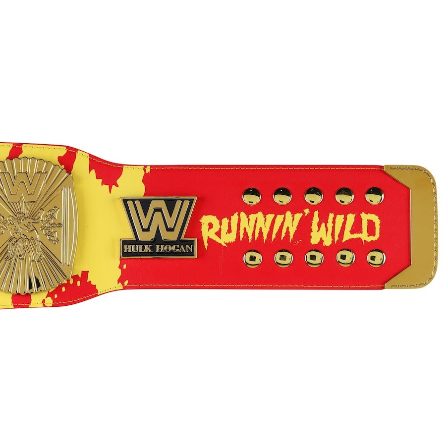 Hulk Hogan WWE Autographed Hogan Signature Series Replica Title Belt Championship Belt Store