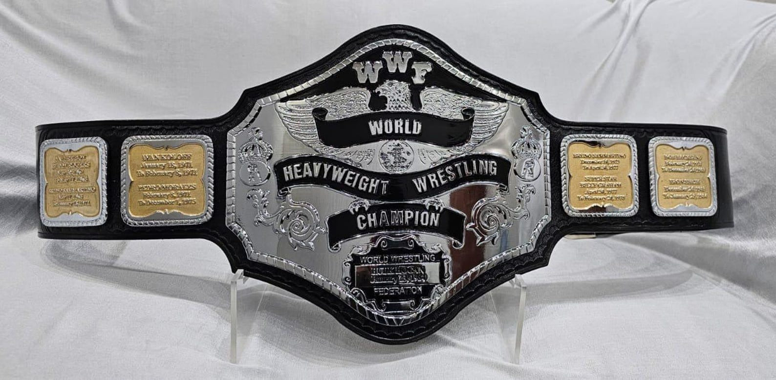 Hogan 84 Championship Belt Nickel Plated...!!! Championship Belt Store